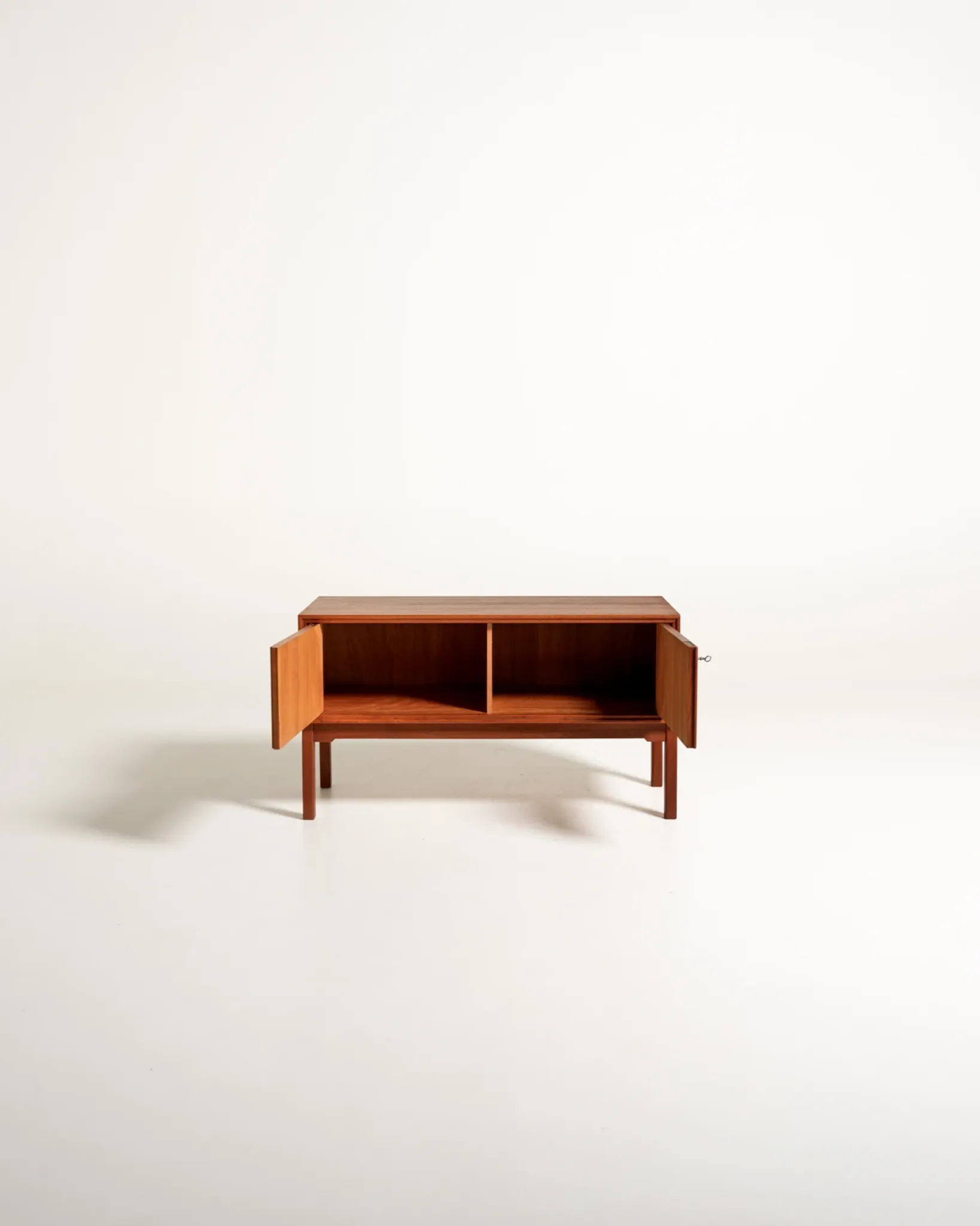 Low Scandinavian teak sideboard, 1960s