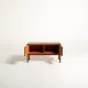 Buffet bas scandinave en teck, années 1960