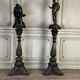 Pair of Bronze Pedestals, Italy, 19th Century