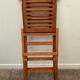 Folding teak children's chair