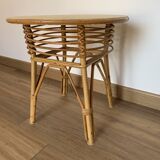 Rattan coffee table