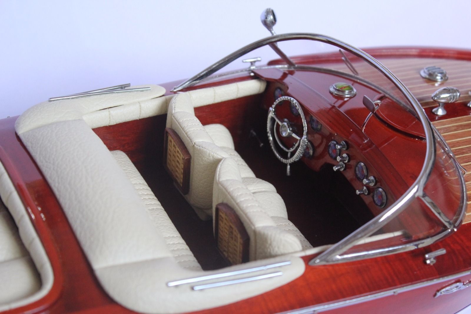 Model wooden boat Riva Aquarama 50 cm