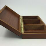 2 boxes the leather tanner box has games and box a cigars