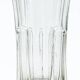 Vase moderne du milieu du siècle, en verre rose pressé, Pologne, années 1950