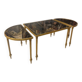 Bronze coffee table by Maison Bagues circa 1950