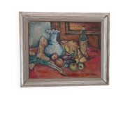 Oil Painting on Canvas 1945 Still Life GIORGIO CASINI (1908-1984)
