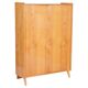 Mid-Century Modern Wardrobe in Ash from Tatra Pravenec, Czech, 1950s