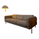 Habitat striped wood and metal sofa