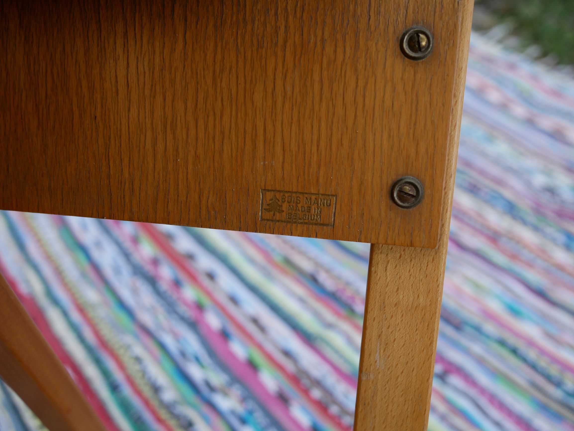 Valet stand by Lucien De Roeck for Bois Manu, 50 years