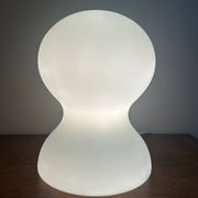 lampe en opaline Habitat 1980/90