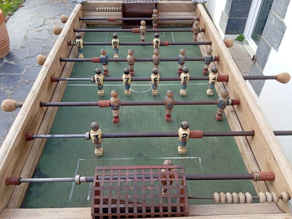 Babyfoot de bistrot Chevillotte années 1930