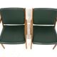 Set of 2 leather armchairs, Karl Erik Ekselius, Sweden, 1960