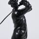 Bronze statue of the golfer Harry Vardon from the 1920s, Richard Thuss, Argentor Vienna.