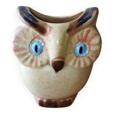 Ceramic owl vase from Vallauris – 1960s-1970s