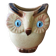 Owl vase in ceramic from Vallauris – 1960s-1970s