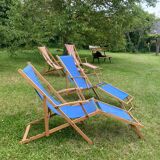 Mid 20th century sun loungers