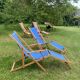 Mid 20th century sun loungers