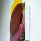 Handcrafted glass wall light