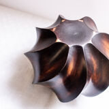 Vase midcentury en bois minimaliste design
