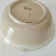 Plat régionaliste ancien HB & Cie terre de fer