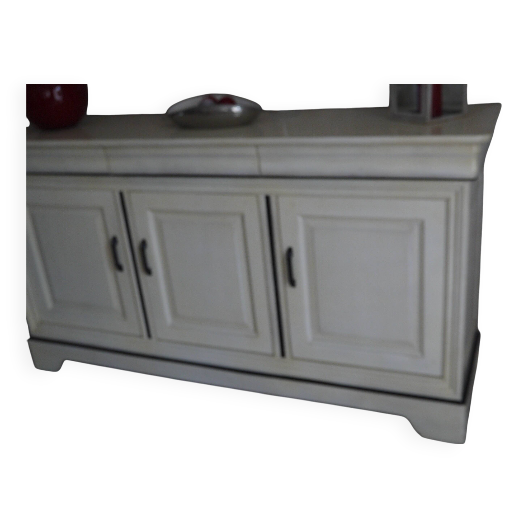 Cherry wood sideboard furniture professionally refurbished
