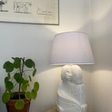 Ceramic entwined couple lamp