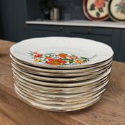 Assiettes plates vintage Gien