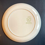 Seven vintage flower power plates