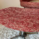 Chaise Knoll et repose pieds années 60