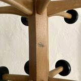 Portemanteau en bois de hêtre Stella, années 1950