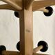 Stella beechwood coat rack, 1950s