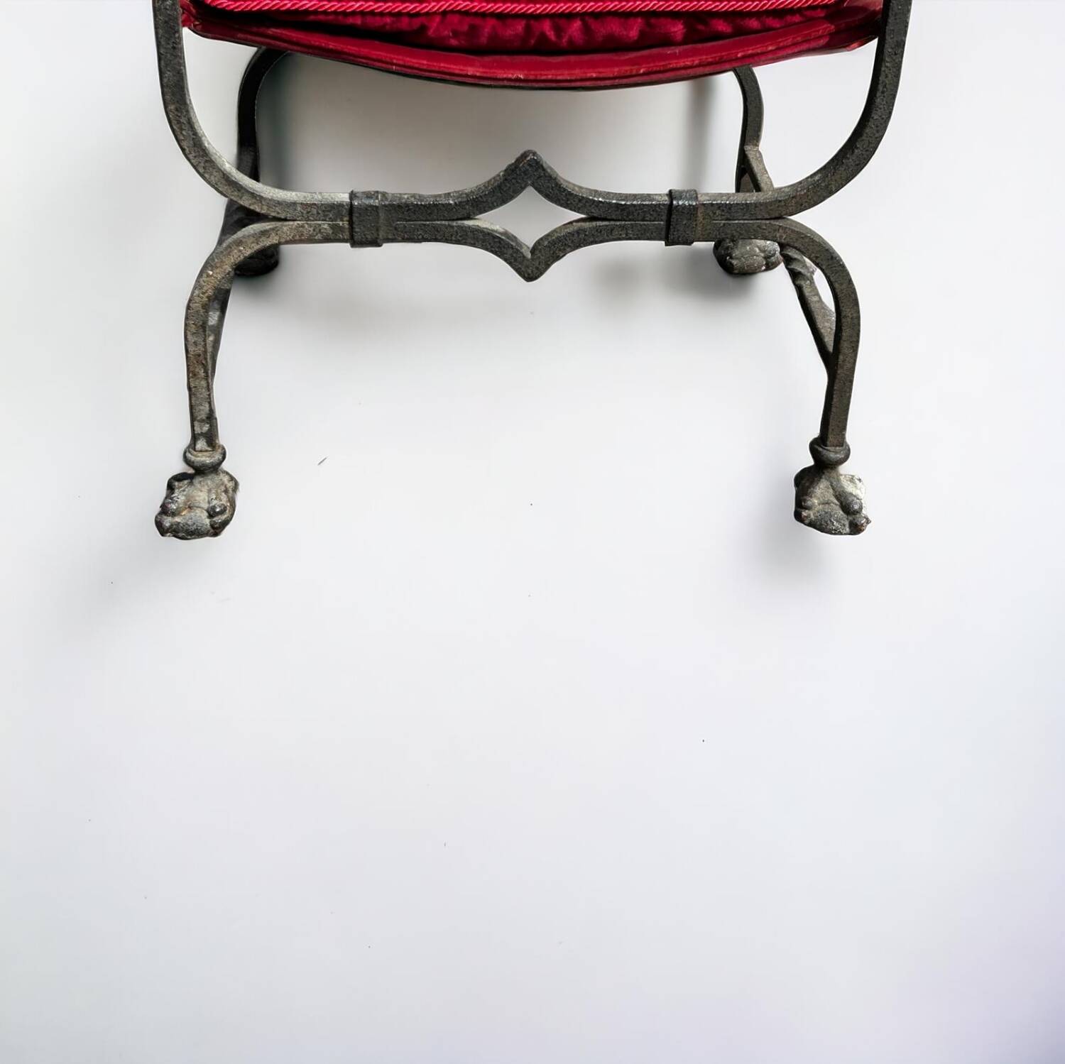 Curule Armchair In Iron And Bronze In The Style Of The 17th Century 20th Century - X Armchair