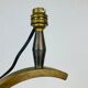 Sculptural brass lamp modernist style 50s