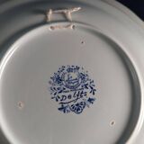 Grande Assiette Décorative Delfts Royal Shpinx Maastricht Bleue 31cm