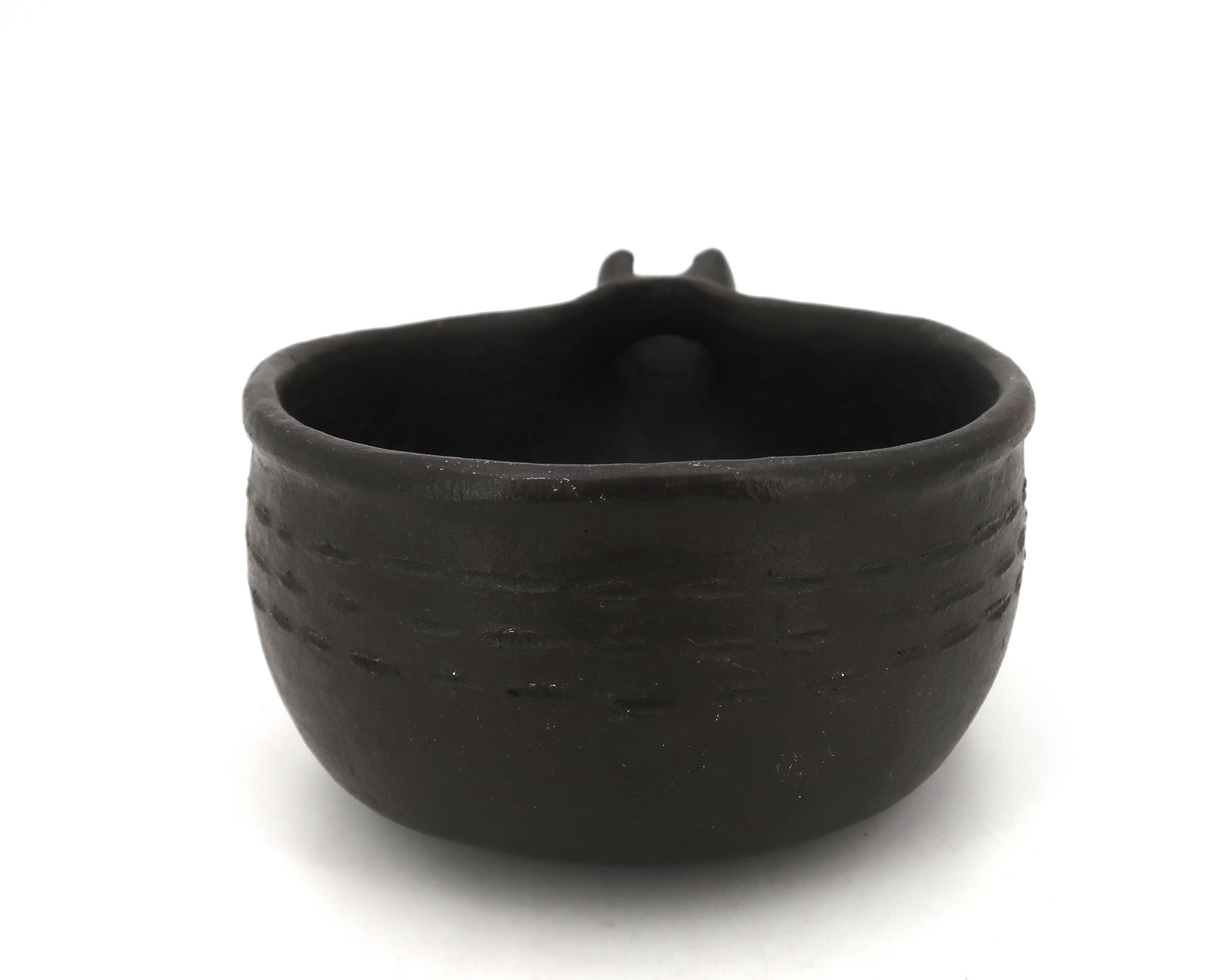 Black ceramic terracotta Aboriginal jug La Palma, Canary Islands