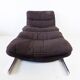 Chauffeuse Brunati Sandwich avec repose-pied par Ammanati & Vitelli