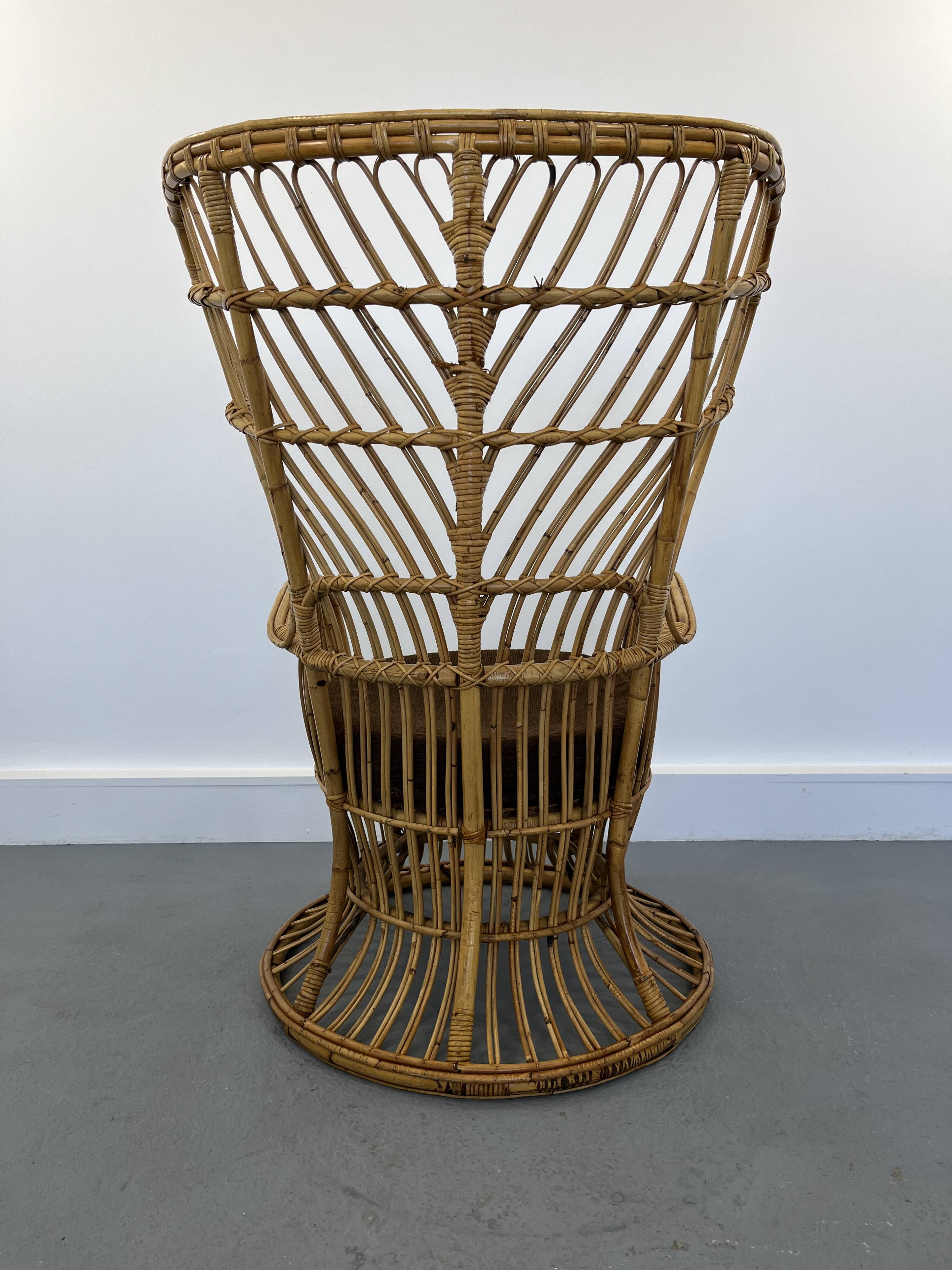 Wicker Chair by Gio Ponti and Lio Carminati, 1960s