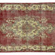 Anatolian handmade vintage rug 206 cm x 115 cm