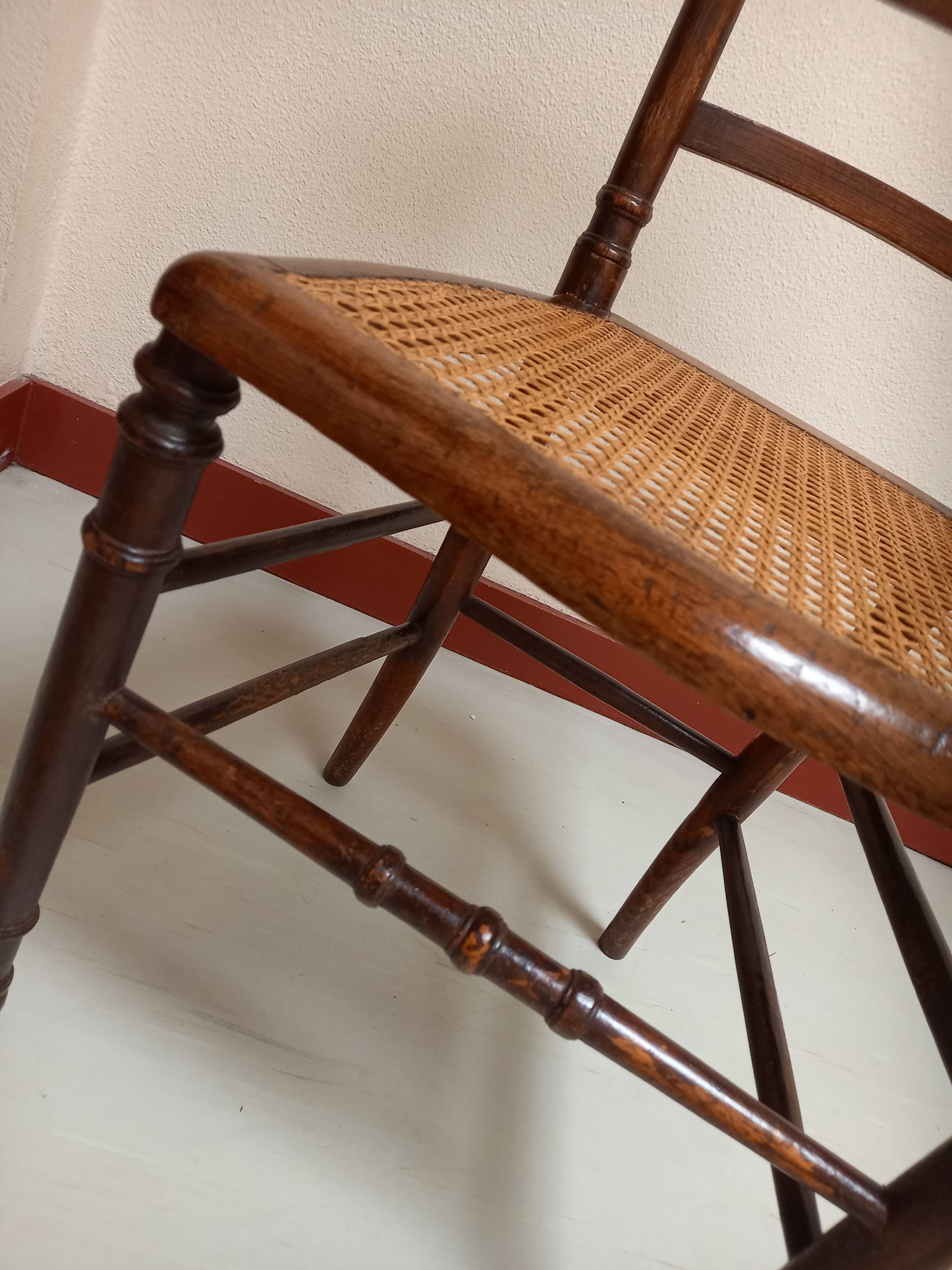 Old cane chair
