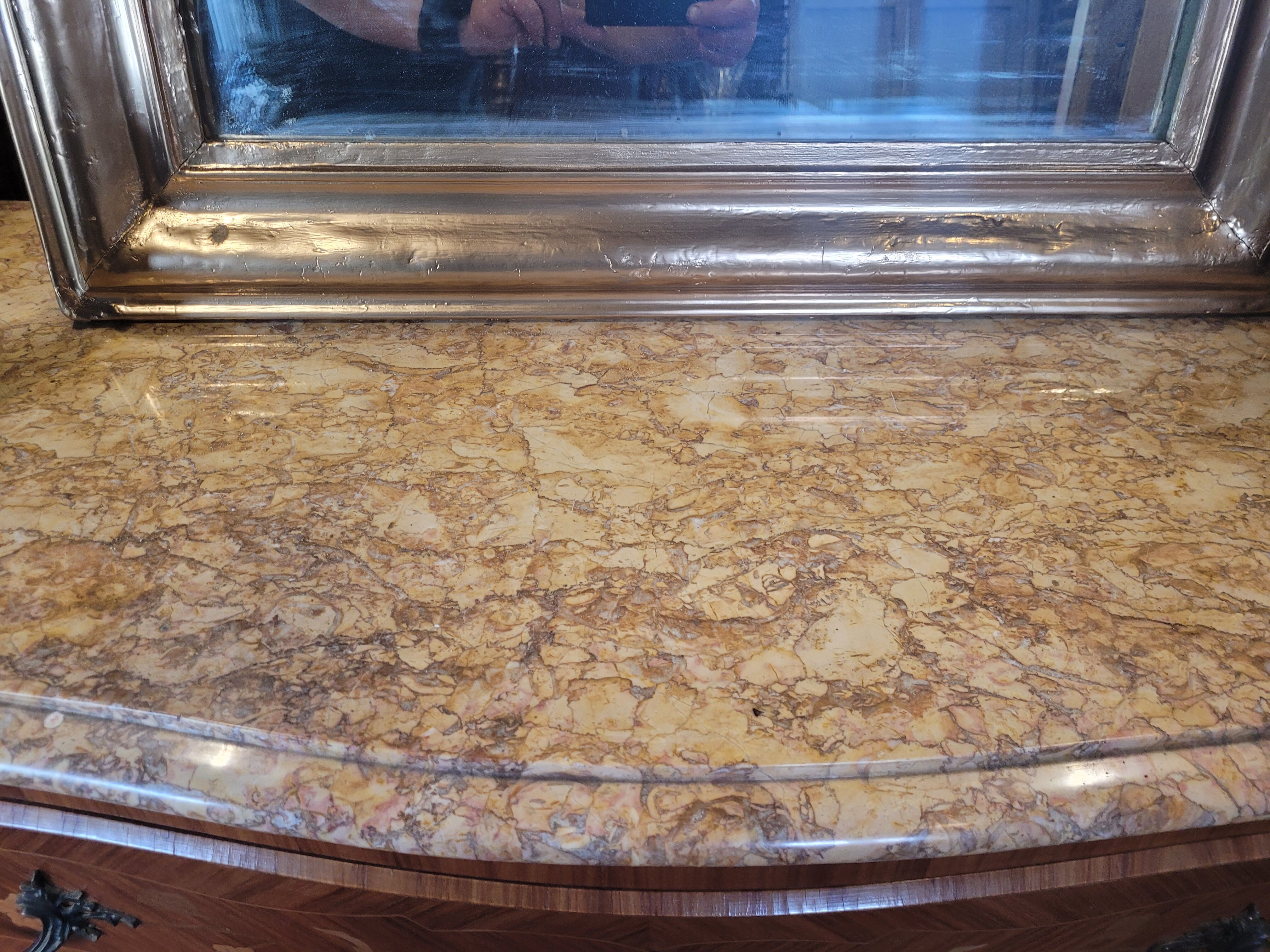 Mirror Louis Philippe old gilded 103x76cm