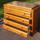 Vintage light wood dresser 1950