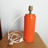 Ceramic lamp stand, orange