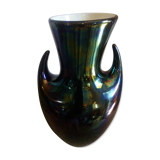 Vase with vintage Verceram ceramic arms