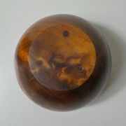 2 wooden bowls turned