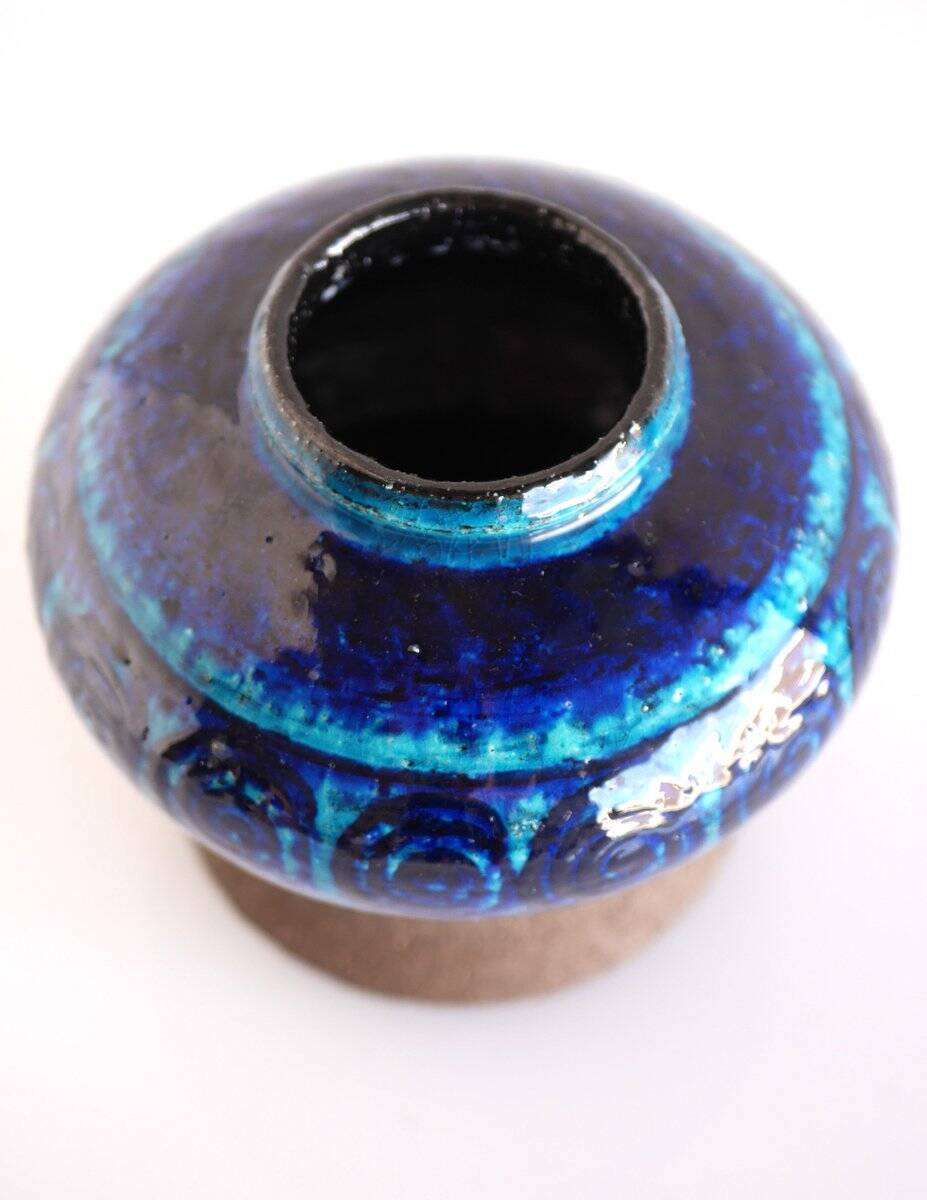 Mid-century modern studio art ceramic vase by Inger Persson for Rörstrand, 1970s