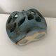 Openwork ceramic apple lamp from Les Grottes Dieulefit