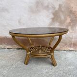 Rattan coffee table