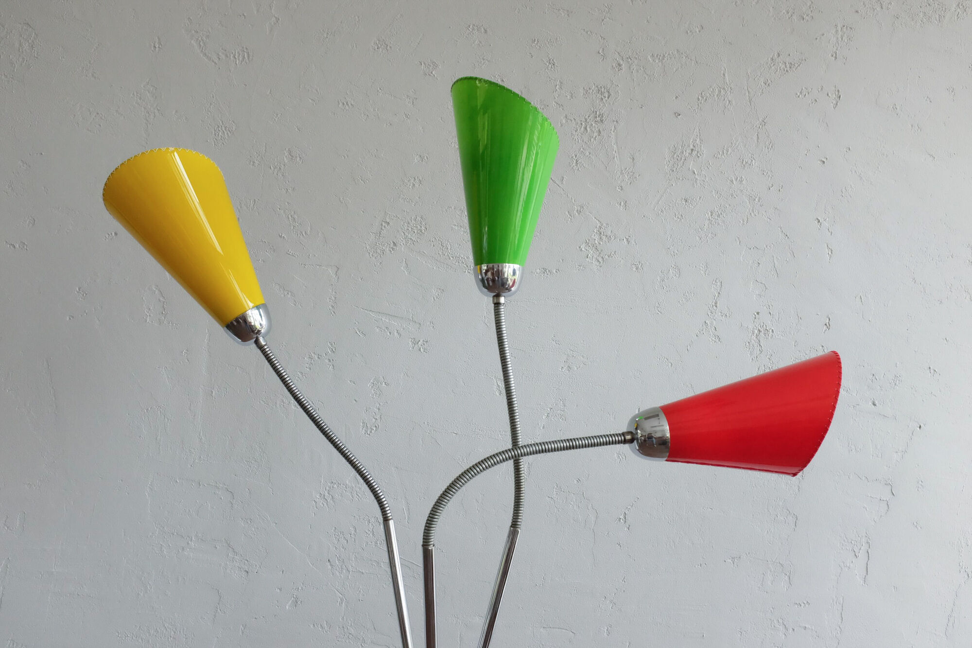 Vintage "Goosenecks" Floor Lamp by Lidokov Boskovice, 1960s