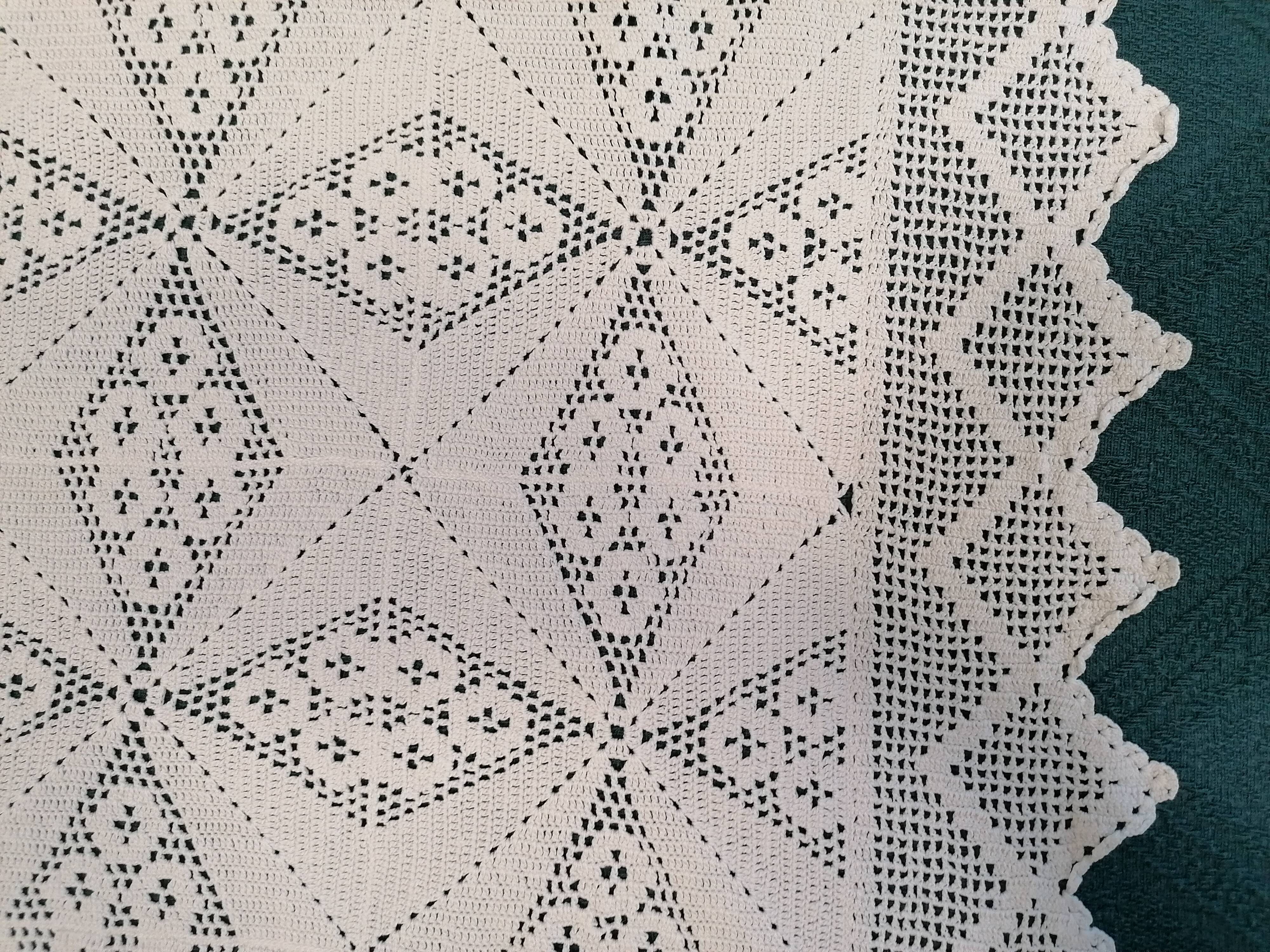 Crochet bedspread