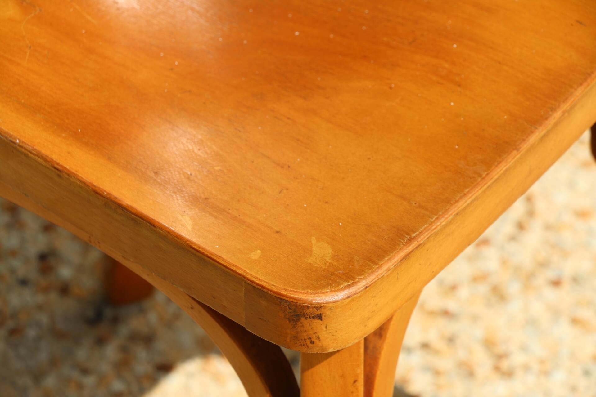 2 BAUMANN chairs No. 21 in light beech